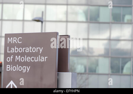 MRC Laboratory of Molecular Biology-Website auf dem Cambridge biomedizinischen Campus. Cambridge, UK Stockfoto