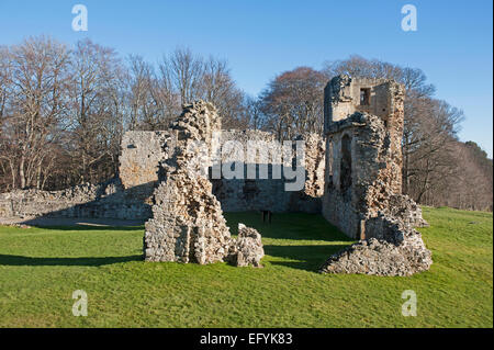 Der Süd-Ost-Abschnitt des Spynie Palace, Elgin.    9554 Stockfoto