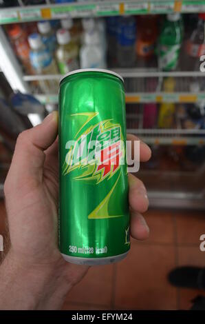 Ein Mountain Dew können in Südkorea Stockfoto