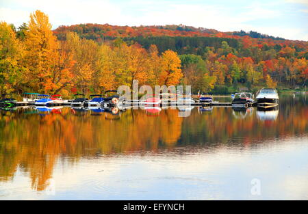 Kleiner See bei der Algonquin Provincial Park in Ontario, Kanada Stockfoto