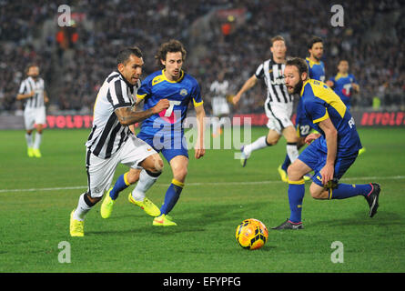 Vorsaison freundlich - australische A-League All-Stars (2) V (3) Juventus - ANZ Stadium Featuring: Carlos Tevez wo: Sydney, Australien bei: 10. August 2014 Stockfoto