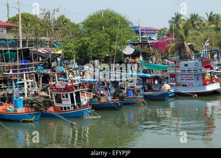 Fischereihafen, Cha-Am, Thailand Stockfoto