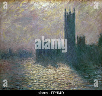 Claude Monet.1840-1926.London, Häuser der Parliament.1904. Stockfoto