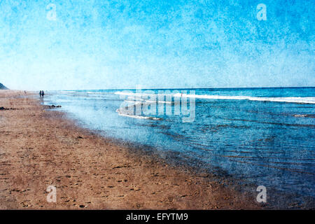 Strand in Wellfleet Massachusetts auf Cape Cod Stockfoto