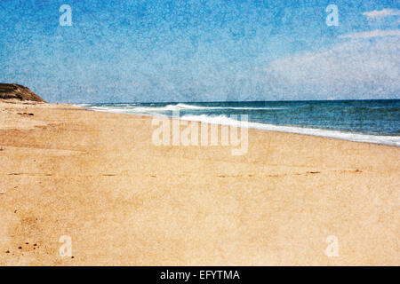 Strand in Wellfleet Massachusetts auf Cape Cod Stockfoto