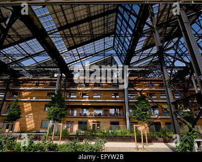 Paris (Frankreich): die "Halle Pajol" (2014/09/10) Stockfoto