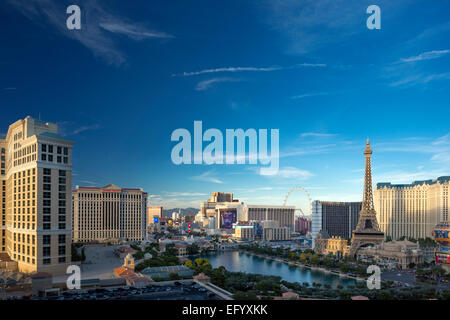 HOTEL-CASINOS DEN STRIP LAS VEGAS SKYLINE NEVADA USA Stockfoto