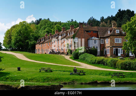 Schilde Hard ein touristisches Ziel in der neuen Gesamtstruktur Hampshire England UK Stockfoto