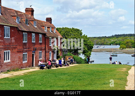 Schilde Hard ein touristisches Ziel in der neuen Gesamtstruktur Hampshire England UK Stockfoto