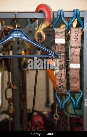 Postamt Underground Railway Ð Mail Rail Ð lief leise und fleißig für 6,5 Meilen unter den Straßen von London, die für mehr als drei Viertel eines Jahrhunderts weitgehend unbemerkt. Aber seit 2003, hat die WorldÕs erste fahrerlose, elektrifizierte Eisenbahn ruhenden mit nur einer Handvoll Ingenieure für die Wartung gelegt. Im Rahmen der neuen Pläne von British Postal Museum & Archiv entwickelt könnte das alles zu ändern sein.  Als Teil eines £22m-Systems zu einer neuen, Nationalen Postmuseum im Zentrum von London plant British Postal Museum & Archiv an der Öffnung eines Teil der Mail Rail zu den gener Stockfoto