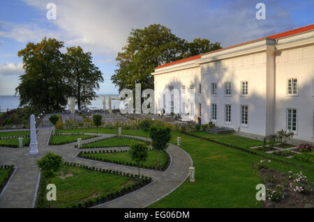 Badehaus Goor Lauterbach Putbus Insel Rügen Ostsee Mecklenburg Vorpommern Deutschland Europa Stockfoto