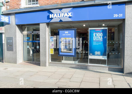 Halifax Bank in Salisbury Wiltshire Stockfoto