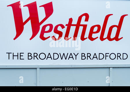 Der Broadway Bradford West Yorkshire Westfield Stockfoto