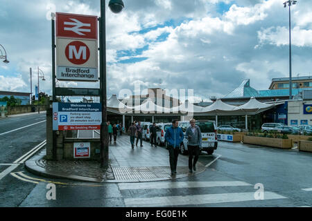 Bradford Reisezentrum bei Bradford Metro Stockfoto
