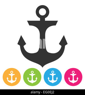 Ankersymbol Stockfoto