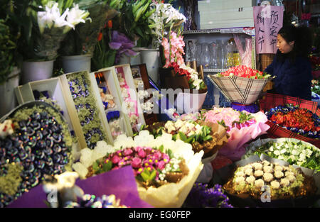 13. Februar 2015 - (CHINA raus) nur für den Gebrauch außerhalb Chinas. Nicht zum Verkauf oder Ausstellung in China. © SIPA Asien/ZUMA Draht/Alamy Live-Nachrichten Stockfoto