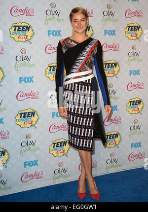 Prominente besuchen des Fuchses 2014 Teen Choice Awards - Press Room in The Shrine Auditorium.  Mitwirkende: Shailene Woodley wo: Los Angeles, California, Vereinigte Staaten von Amerika bei: 10. August 2014 Stockfoto