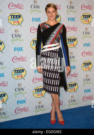 Prominente besuchen des Fuchses 2014 Teen Choice Awards - Press Room in The Shrine Auditorium.  Mitwirkende: Shailene Woodley wo: Los Angeles, California, Vereinigte Staaten von Amerika bei: 10. August 2014 Stockfoto