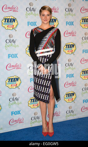 Prominente besuchen des Fuchses 2014 Teen Choice Awards - Press Room in The Shrine Auditorium.  Mitwirkende: Shailene Woodley wo: Los Angeles, California, Vereinigte Staaten von Amerika bei: 10. August 2014 Stockfoto