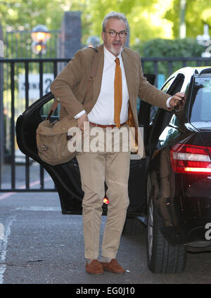 Larry Lampe außerhalb ITV Studios mit: Larry Lamb wo: London, Vereinigtes Königreich bei: 11. August 2014 Stockfoto