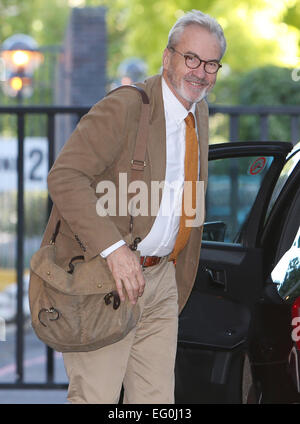 Larry Lampe außerhalb ITV Studios mit: Larry Lamb wo: London, Vereinigtes Königreich bei: 11. August 2014 Stockfoto