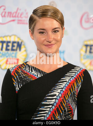 Prominente besuchen des Fuchses 2014 Teen Choice Awards - Press Room in The Shrine Auditorium.  Mitwirkende: Shailene Woodley wo: Los Angeles, California, Vereinigte Staaten von Amerika bei: 10. August 2014 Stockfoto