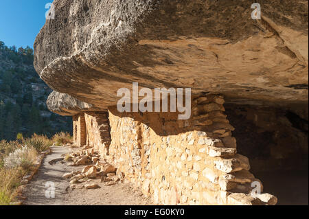 USA, Arizona, Walnut Canyon Klippenwohnungen Stockfoto