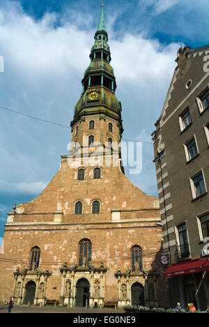 Svētā Pētera Baznīca, St.-Peter Kirche, Altstadt, Riga, Lettland, den baltischen Staaten, Europa Stockfoto