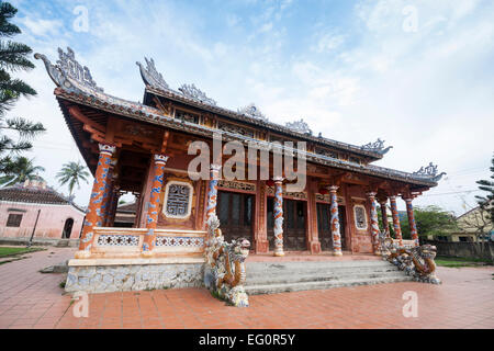 Chinesische Tempel in der alten Stadt Hoi an ein UNESCO-Weltkulturerbe, Vietnam, Asien. Stockfoto