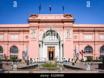 Museum für ägyptische Altertümer in Kairo, Ägypten Stockfoto