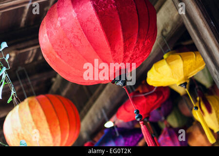 Traditionellen Laterne in Altstadt Hoi an, Vietnam, Asien Stockfoto