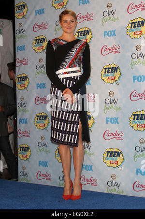 Prominente besuchen des Fuchses 2014 Teen Choice Awards - Press Room in The Shrine Auditorium Featuring: Shailene Woodley wo: Los Angeles, California, Vereinigte Staaten von Amerika bei: 10. August 2014 Stockfoto