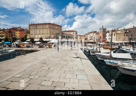 Blick auf Rovinj-Hafen (Panorama habe ich in meinem Profil) Stockfoto