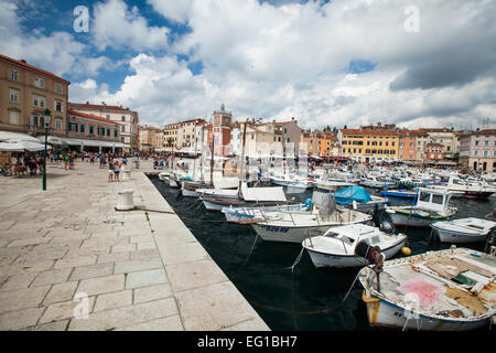 Blick auf Rovinj-Hafen (Panorama habe ich in meinem Profil) Stockfoto