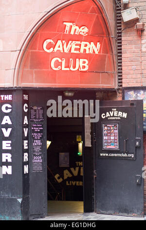 Der Cavern Club Liverpool England Stockfoto