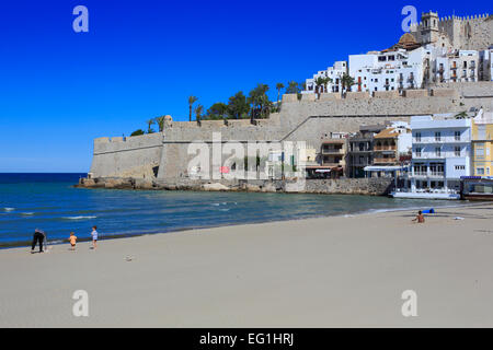 Peniscola, Valencia, Spanien Stockfoto