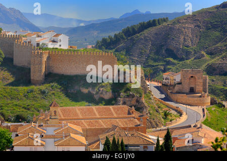 Alcazaba (Burg), Antequera, Andalusien, Spanien Stockfoto