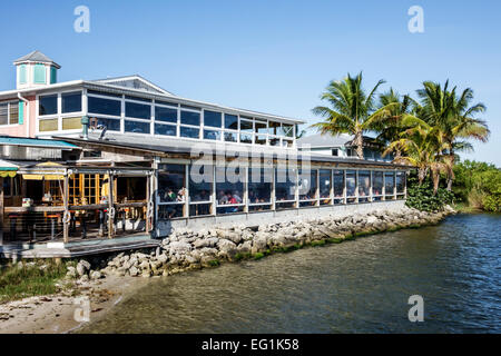 Sebastian Florida, Captain Hiram's Resort, Hotelhotels Unterkunft Inn Motel Motels, Restaurant Restaurants Essen Essen Essen Essen Essen Essen Essen Cafe Cafes Bistro, Exterio Stockfoto