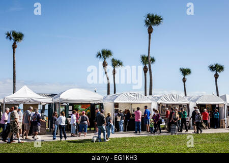 Sebastian Florida, Sebastian River Waterfront Fine Art and Music Festival, Verkäufer von Verkäufern, Verkaufsstände Stand Händler Markt Marktplatz, Stockfoto