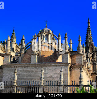 Kathedrale der Heiligen Maria des Stuhls (Catedral de Santa María De La Sede), Sevilla, Andalusien, Spanien Stockfoto