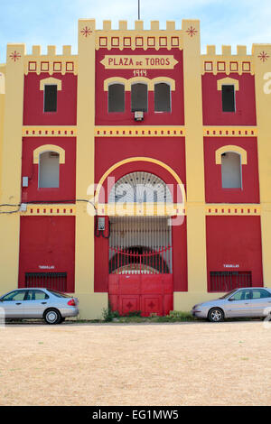 Plaza de Toros (Stierkampfarena), Merida, Extremadura, Spanien Stockfoto