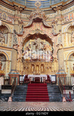 Innenraum der Capilla del Salvador (Erlöser Kapelle, Kapelle des Erlösers), Ubeda, Andalusien, Spanien Stockfoto