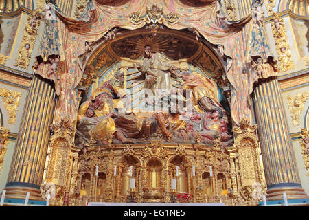 Innenraum der Capilla del Salvador (Erlöser Kapelle, Kapelle des Erlösers), Ubeda, Andalusien, Spanien Stockfoto