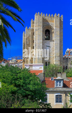 Kathedrale (Se de Lisboa), Lissabon, Portugal Stockfoto