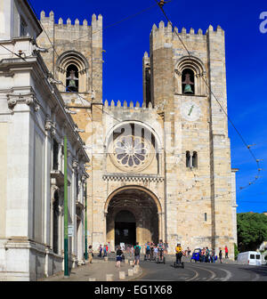 Kathedrale (Se de Lisboa), Lissabon, Portugal Stockfoto