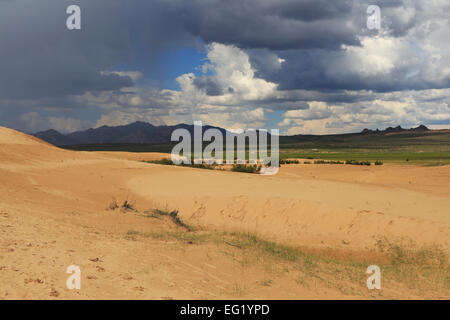 Mongol Els Sanddünen, Tov Provinz, Mongolei Stockfoto