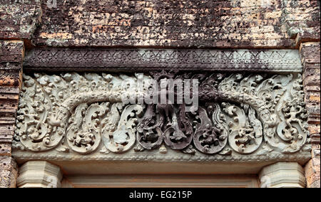 Ost-Mebon Tempel (952), Angkor, Kambodscha Stockfoto