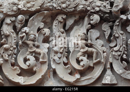 Ost-Mebon Tempel (952), Angkor, Kambodscha Stockfoto