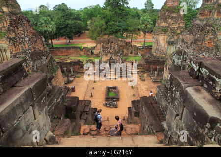 Pre Rup Tempel (961), Angkor, Kambodscha Stockfoto