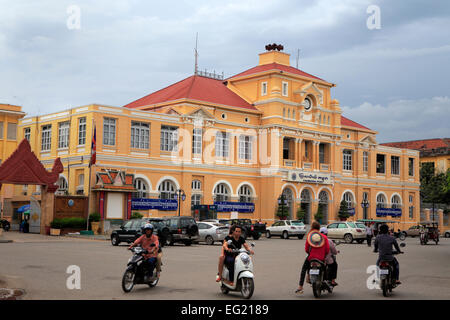 Historisches Postamt Kambodscha, Phnom Penh, Kambodscha Stockfoto